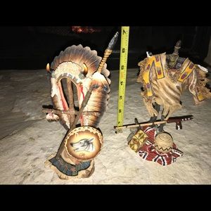 2 Hamilton Collection Native Indian collectibles